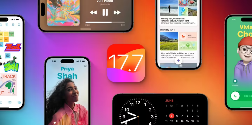久治苹果手机维修分享苹果 iOS / iPadOS 17.7.1 正式版推送 