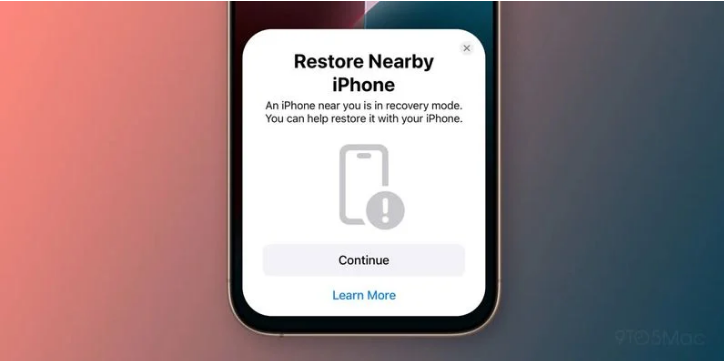 久治苹果手机维修分享iOS 18无线恢复功能可用另一部iPhone恢复变砖的iPhone 16 